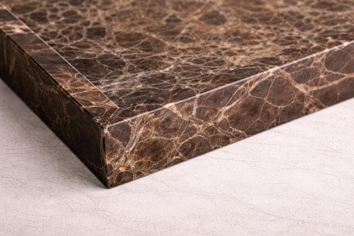 Large Brown Marble Serving Tray