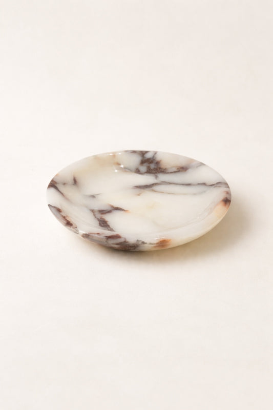 White Marble Catchall Tray