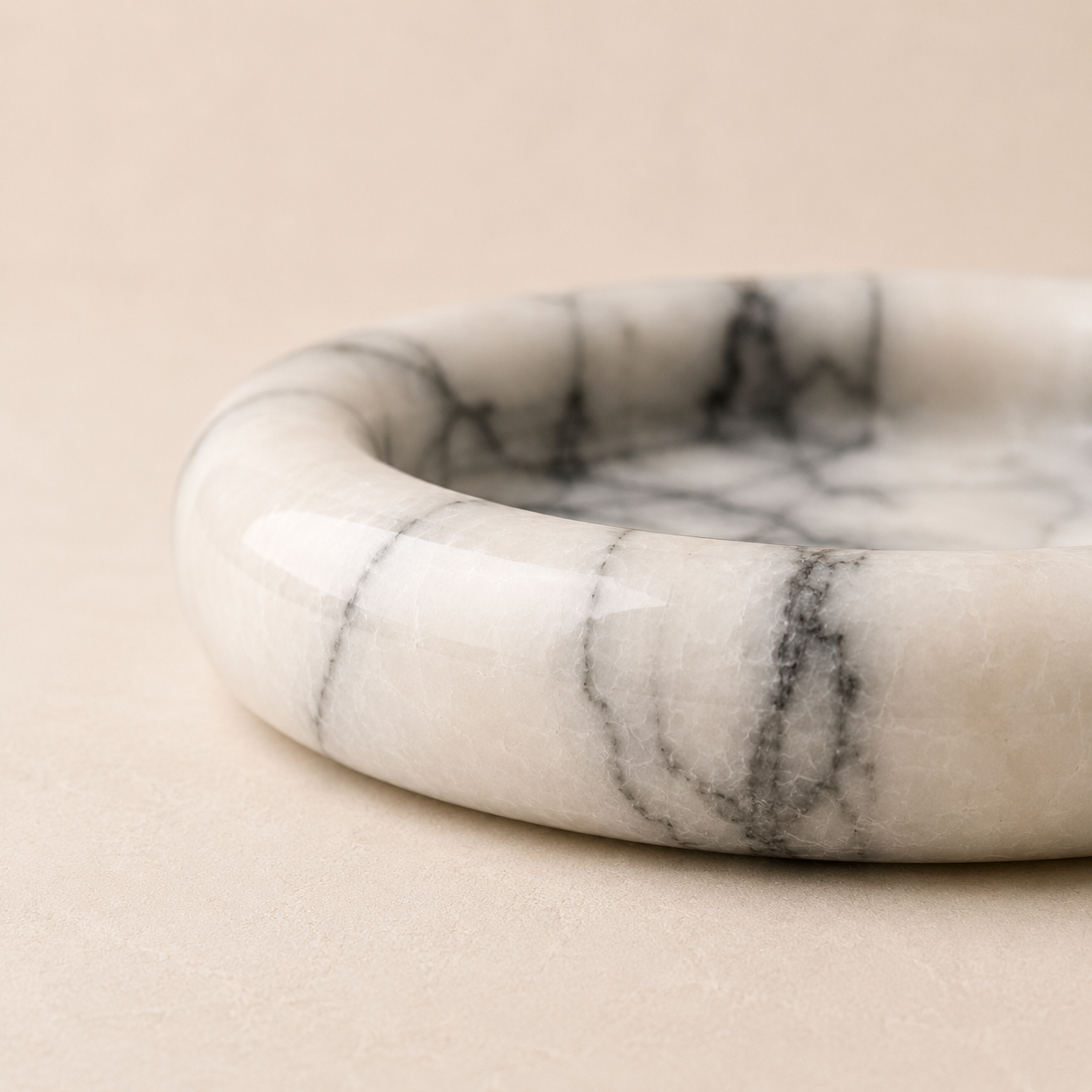 White Marble Donut Tray