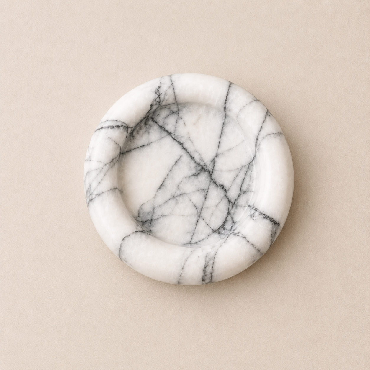 White Marble Donut Tray