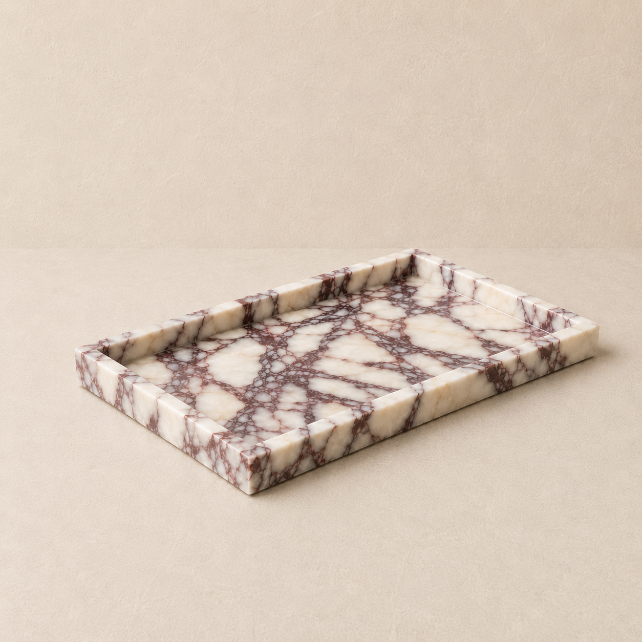Viola Marble Large Tray