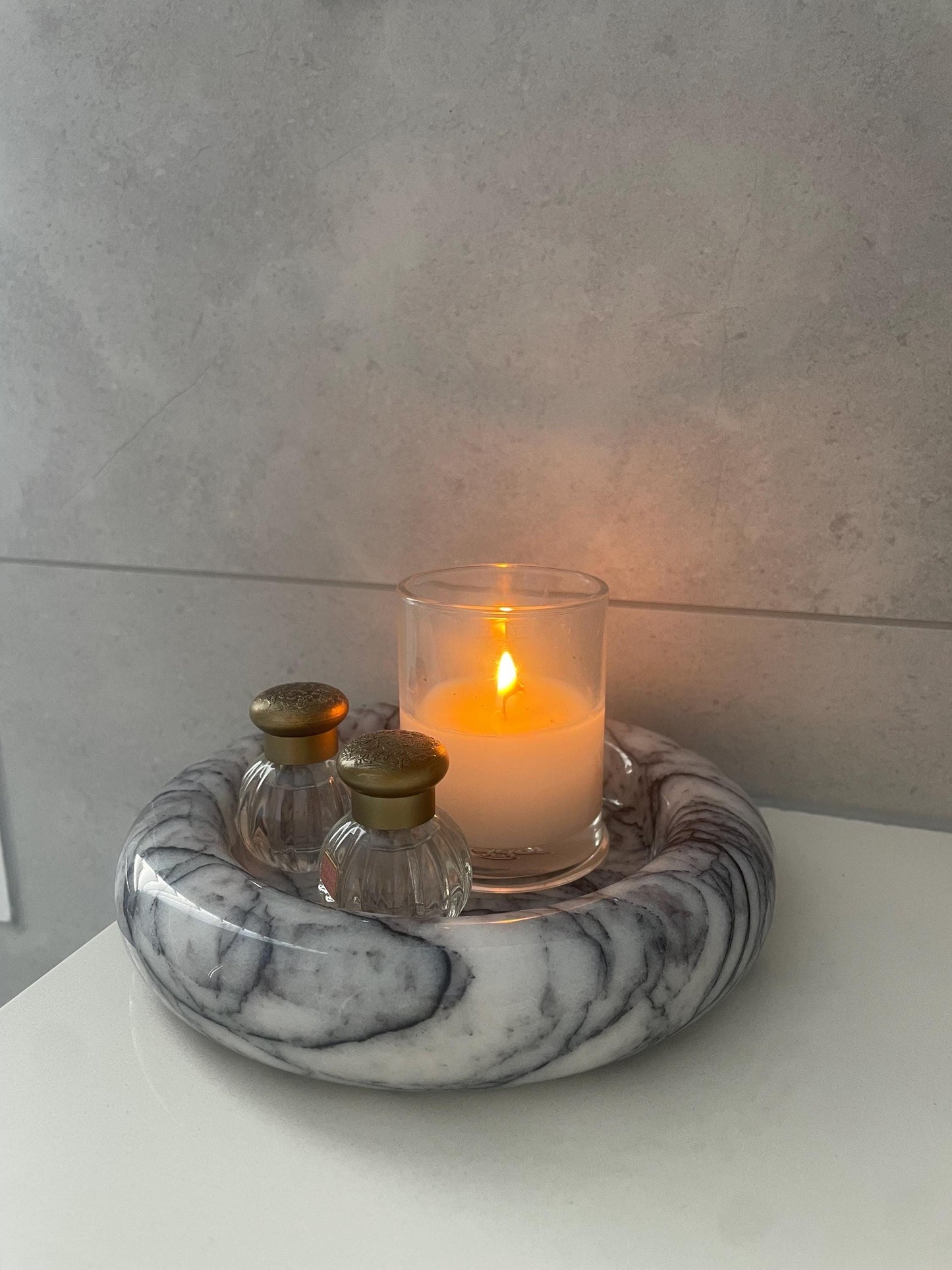 White Marble Tray