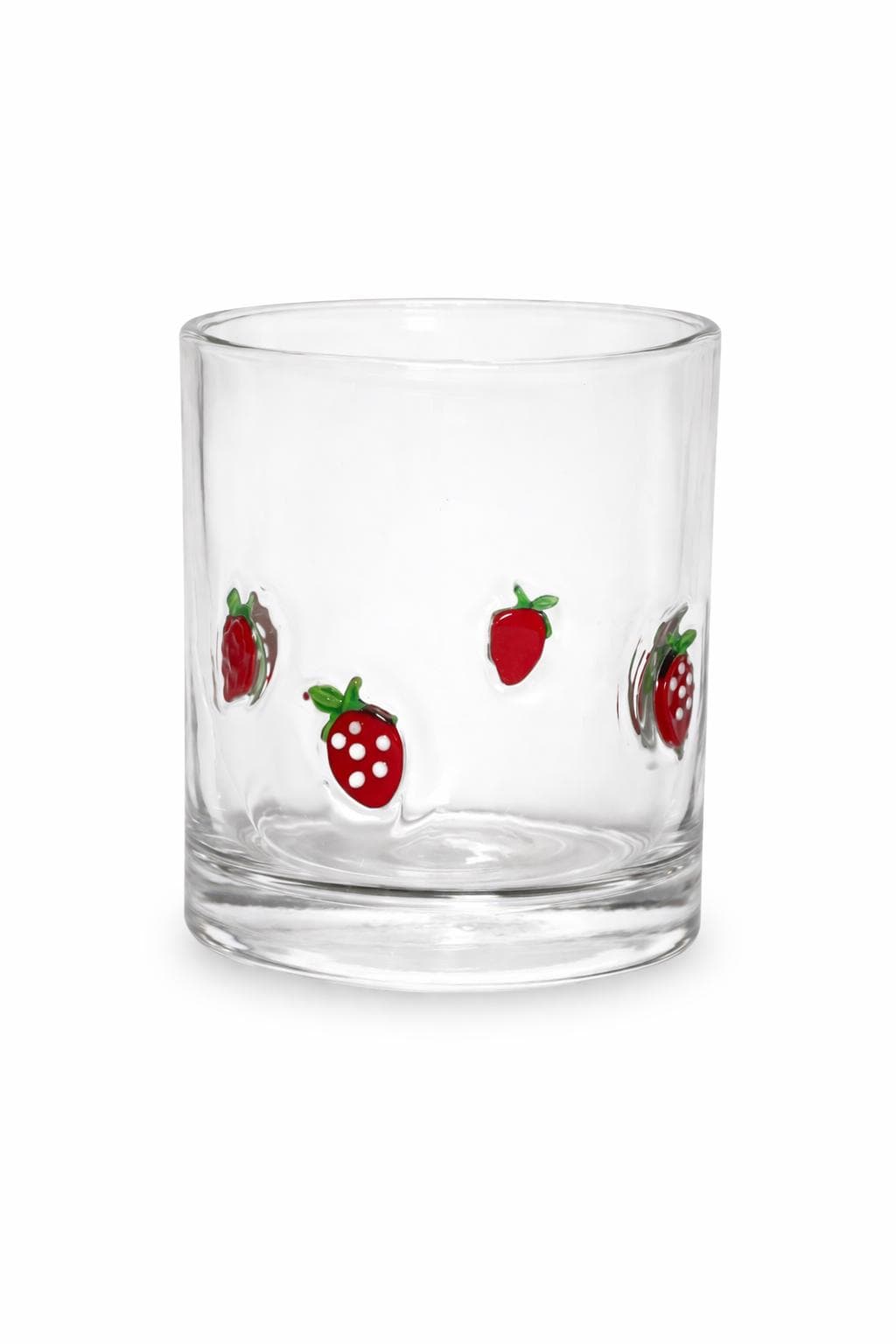 Strawberry Glass Tumbler
