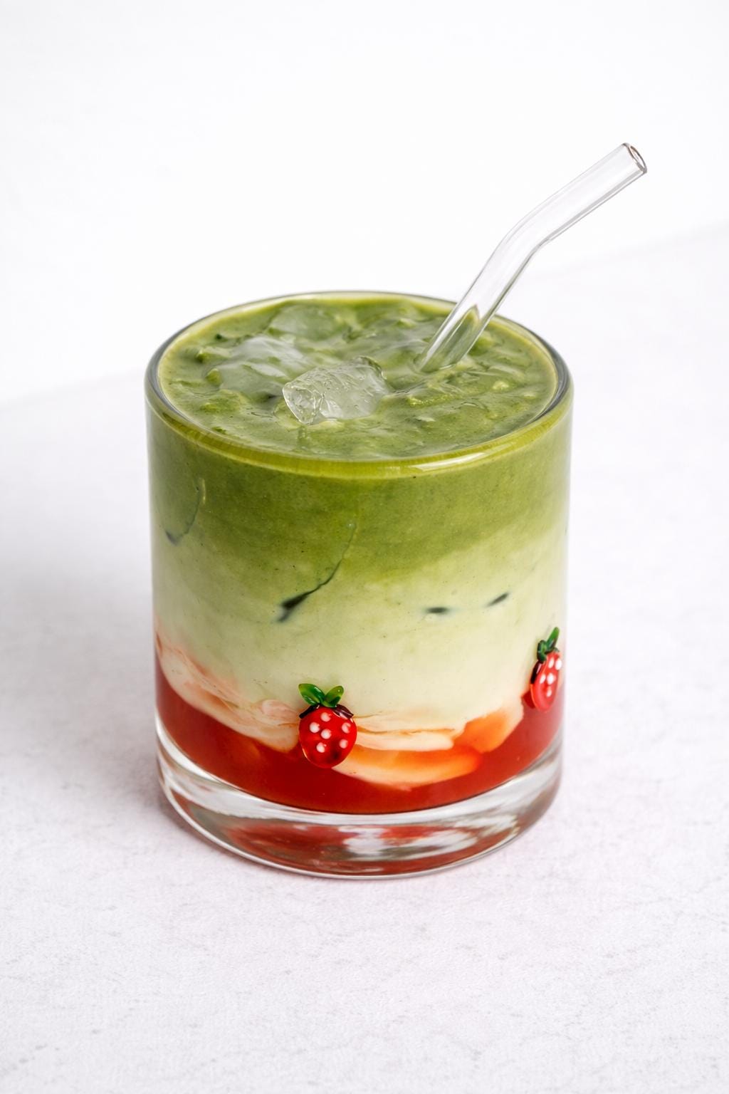 Strawberry Glass Tumbler